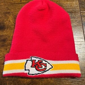 Vintage Kansas City Chiefs Beanie Hat KC NFL Football